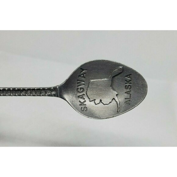 73 White Pass & Yukon Route WAPW Skagway Alaska Pewter Mini Vintage Spoon Décor - Picture 12 of 12